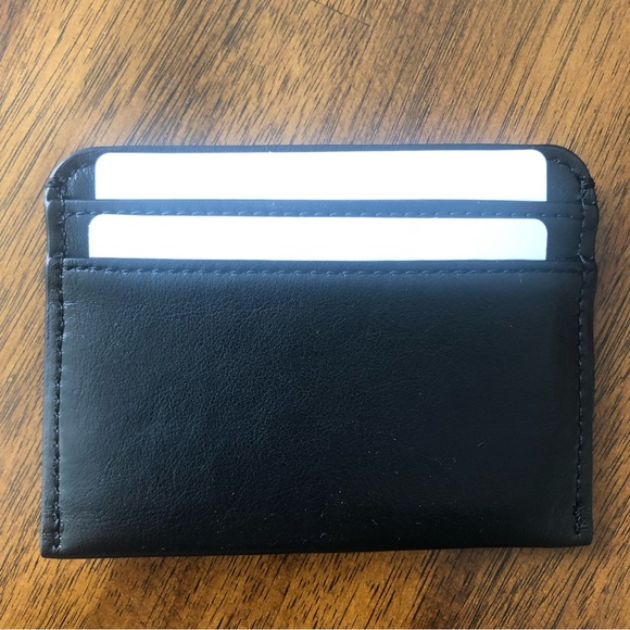 NEW $290 Chloe Sense Logo Calfskin Card Case in Black Leather! - Picture 8 of 11